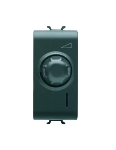 Gewiss gw12567 regulador electronico rotativo desviador 1m 100-500w chorus negro